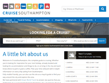 Tablet Screenshot of cruisesouthampton.com